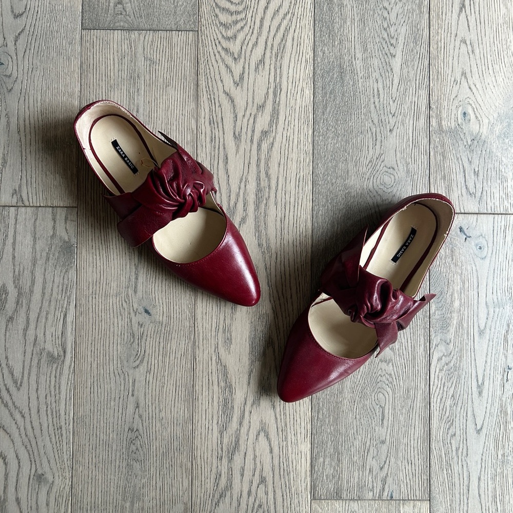 Elegant Burgundy Women's Shoes